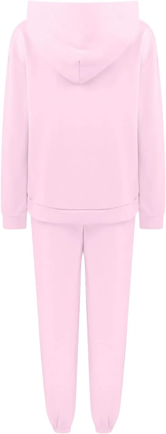 Workout Sets for Women Plus Size Sweatsuits Two Piece Sweatpants Sets and Hooded Pullover Long Sleeve Sweatshirts