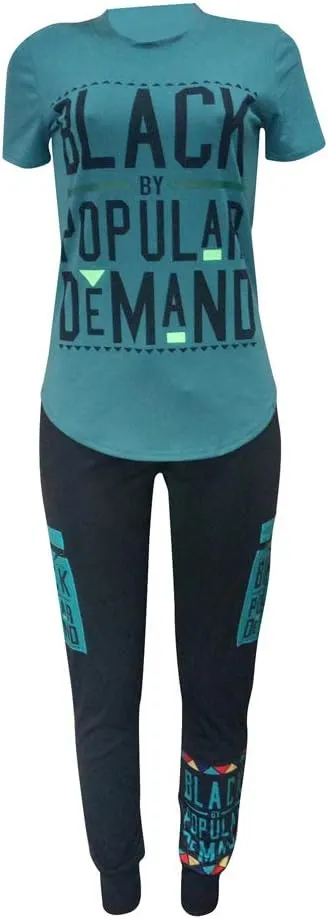 Yeshire Womens 2 Piece Outfit Sets Shirt Bodycon Pants Joggers Sportswear Tracksuits