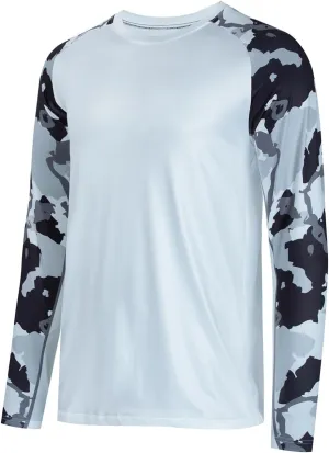 YIBIMOTTO Fishing Shirt for Men Long Sleeve Sun Protection Colorful T-Shirts Quick Dry Cooling Sweatshirts