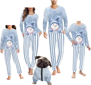 Ystardream Casual Family Christmas Pajamas Matching Sets