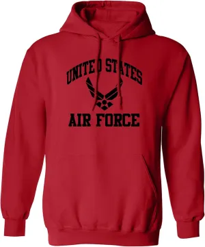zerogravitee US Air Force Wings Adult Hooded Sweatshirt