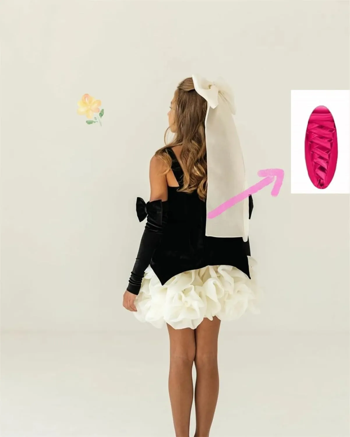 ZHengquan Princess Mini Flower Girl Velvet Dresses A line Floral Ruffles Wedding Pageant Birthday Christmas Party Dress